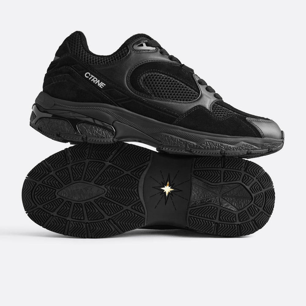 The Abundance Sneaker Black/Suede