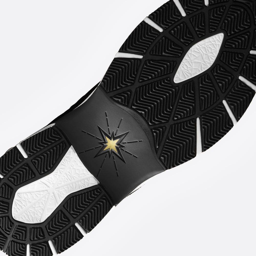 The Abundance Sneaker Black/White/Suede