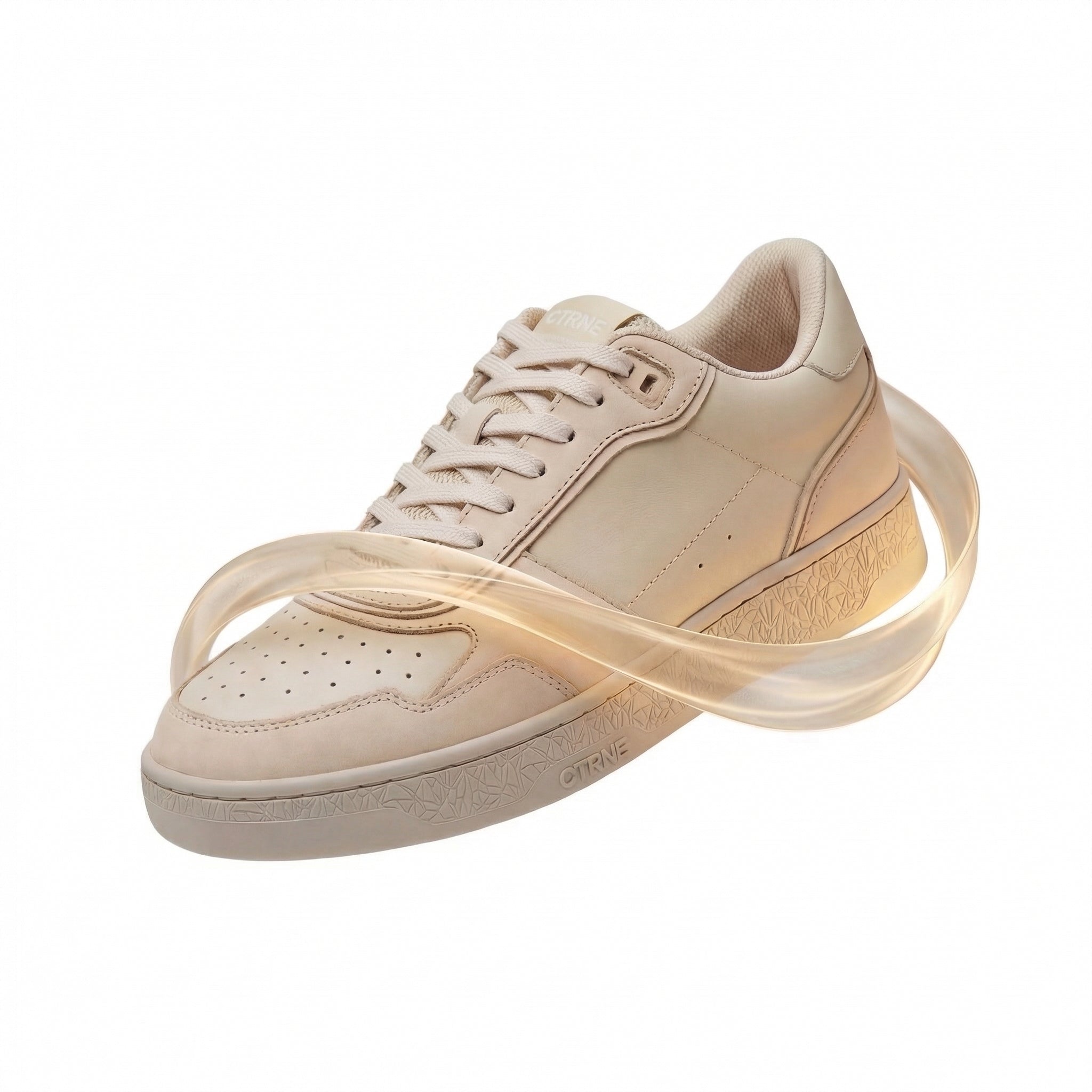 Zapatillas Orgonite Manifest color avena y cuero