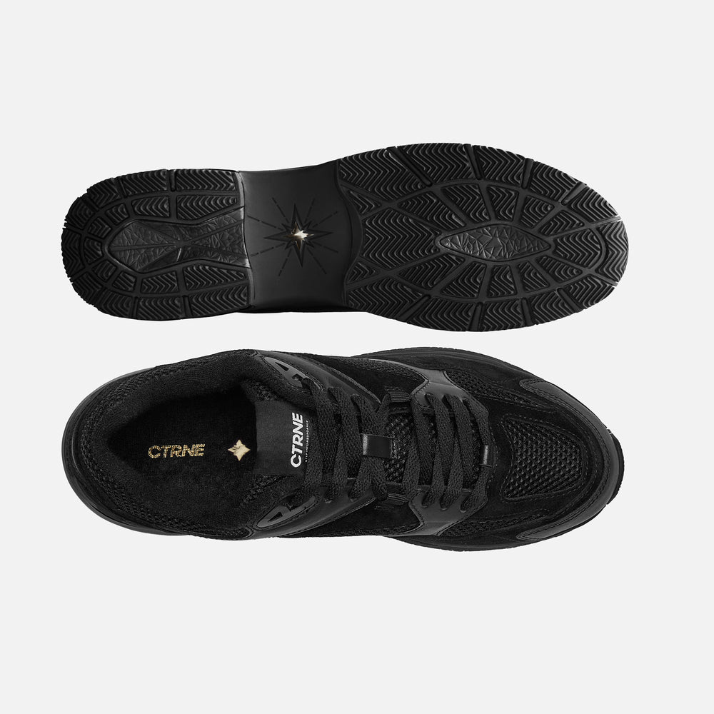 The Abundance Sneaker Black/Suede