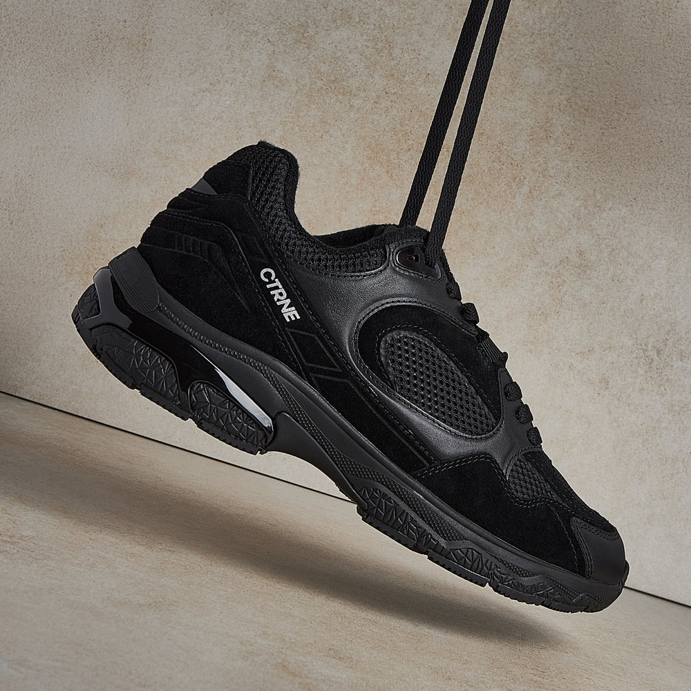 The Abundance Sneaker Black/Suede