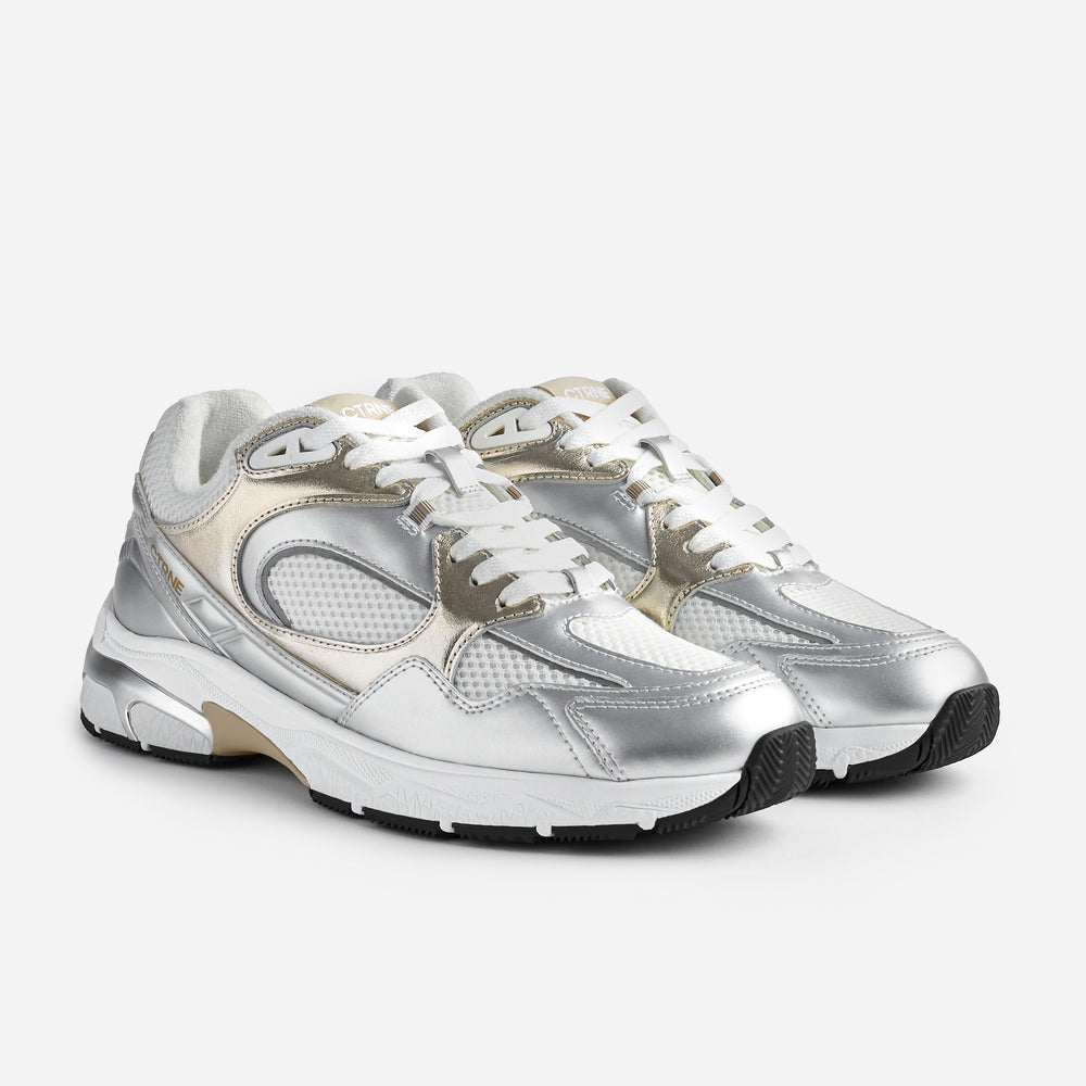 The Abundance Sneaker Gold/Silver/Leather