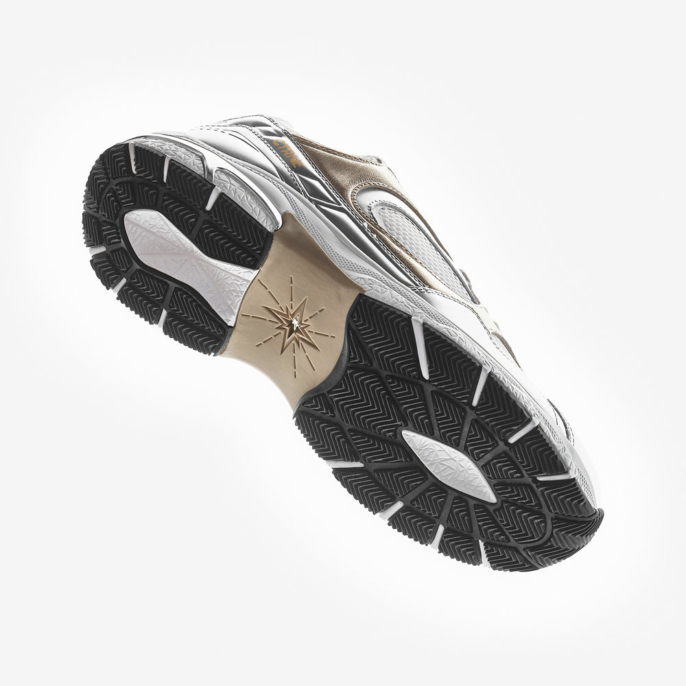 The Abundance Sneaker Gold/Silver/Leather