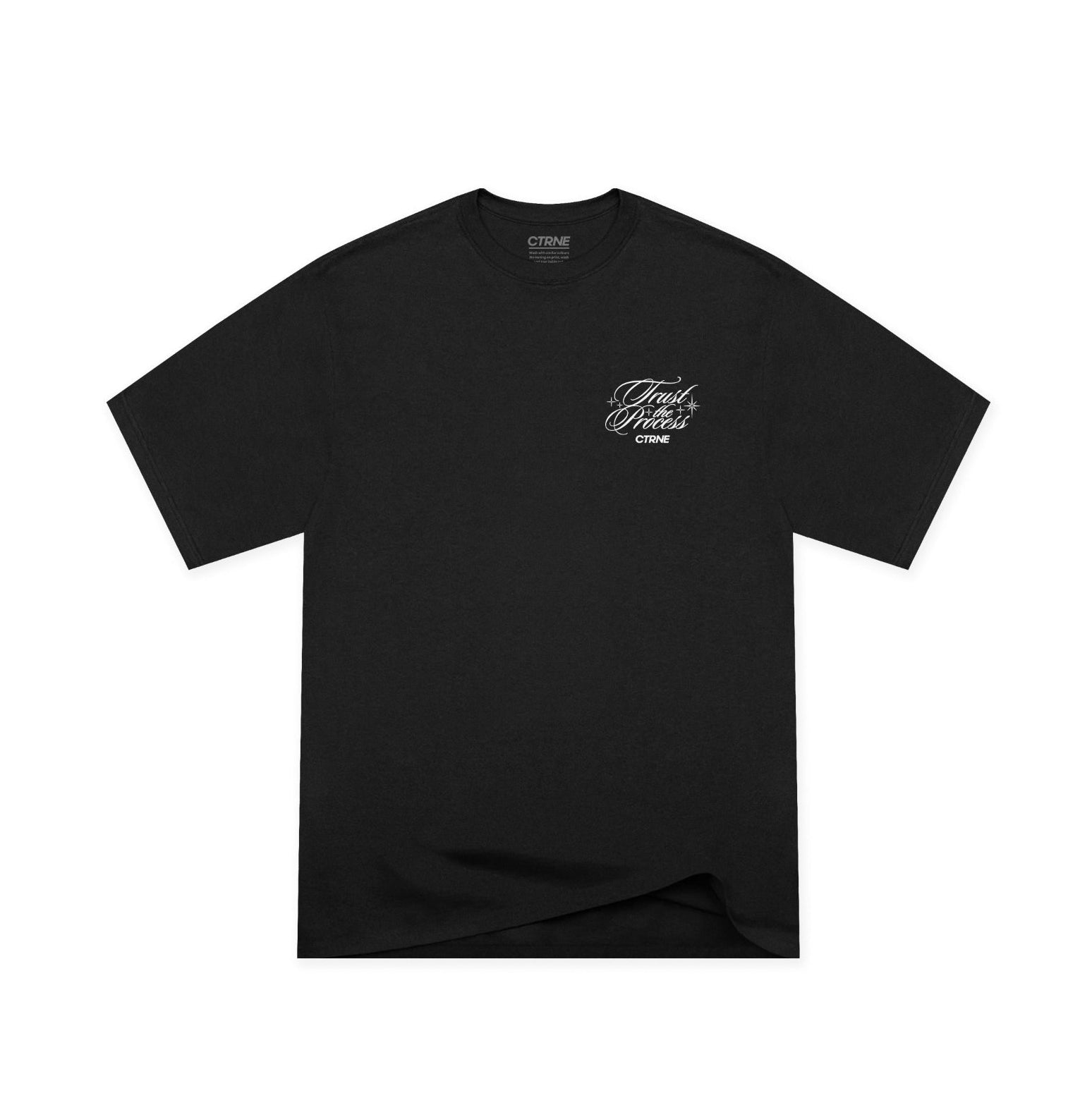 CTRNE Trust The Process Tshirt Black
