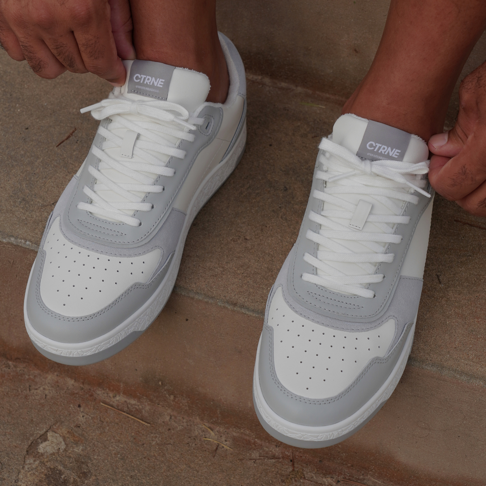 Orgonite Manifest Sneaker in Grey/Suede/Leather