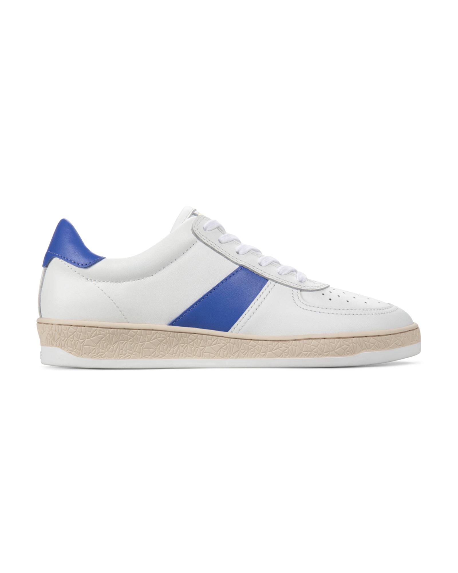 White/Blue/Leather