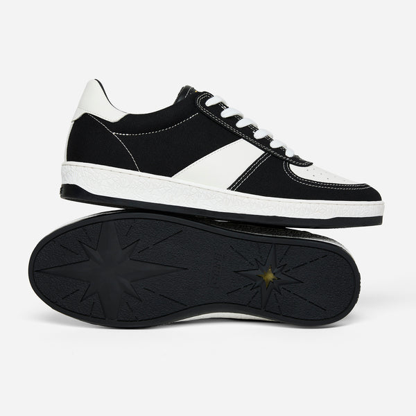 Geode Manifest Sneaker Schwarz/Weiß/Canvas Damen