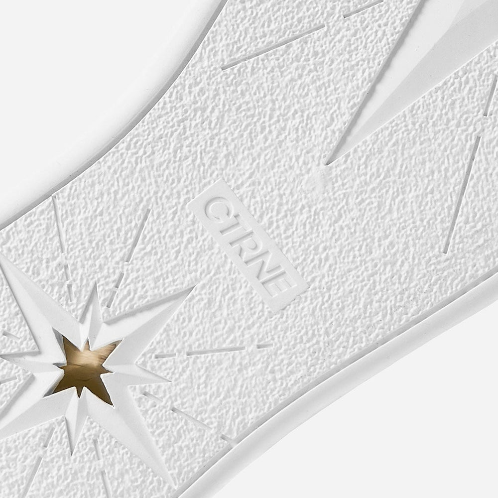 Zapatillas Geode Manifest en color blanco y piel para mujer