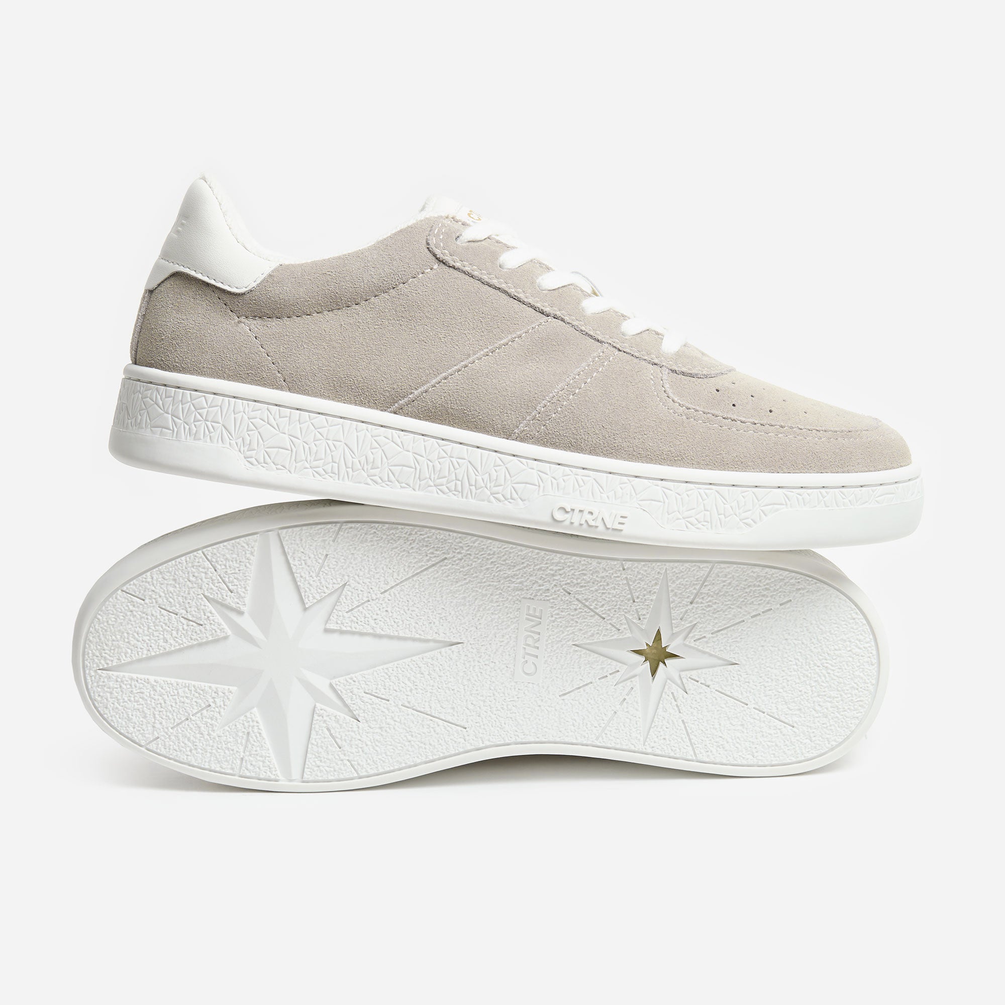 The Manifest Sneaker in Beige/Suede