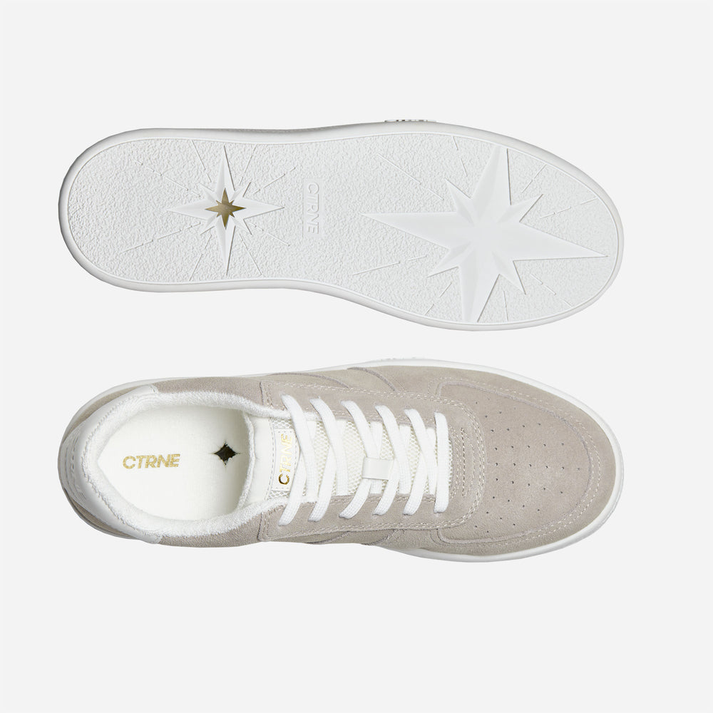 The Manifest Sneaker in Beige/Suede Ladies