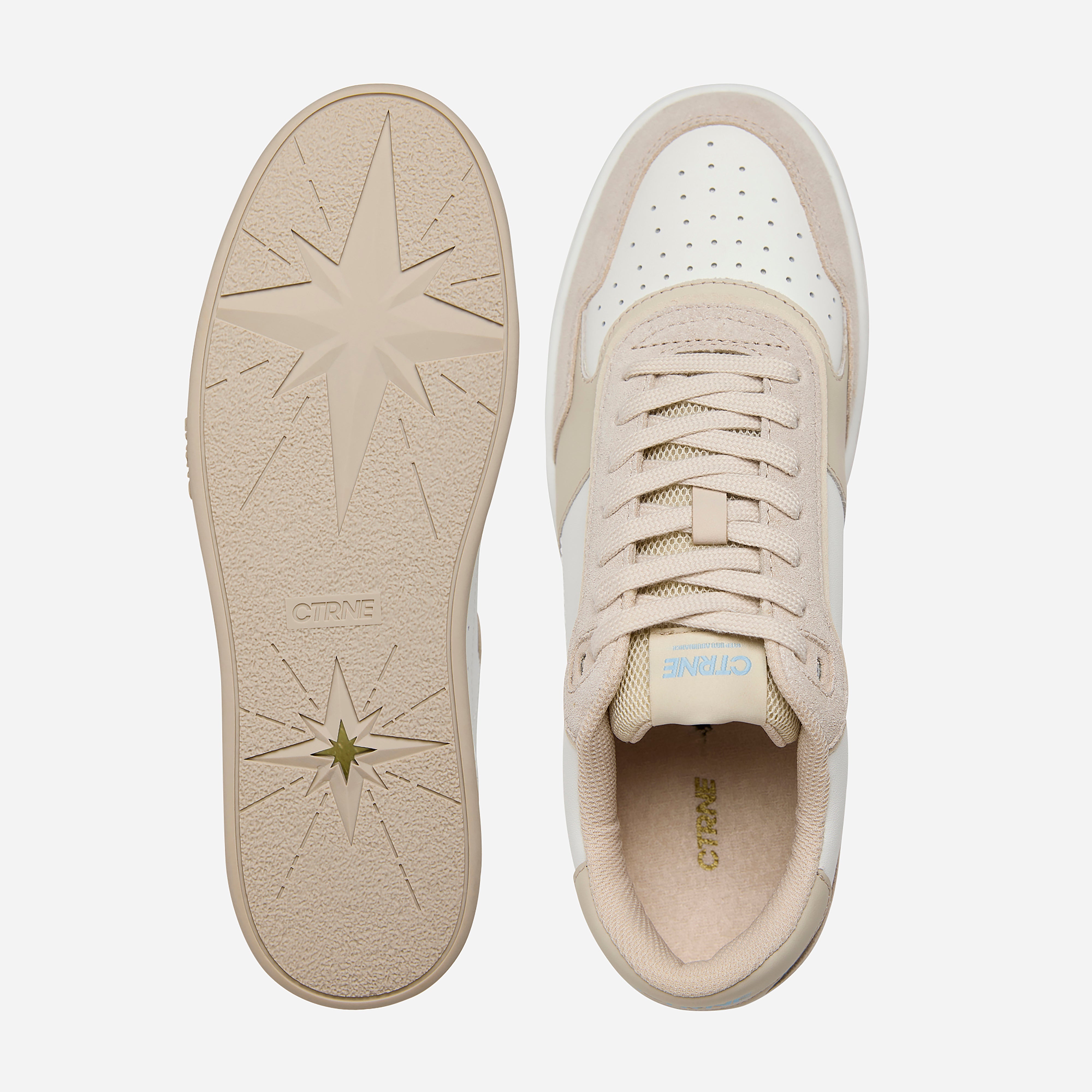 Orgonite Manifest Sneaker Oatmilk/Sterling Blue/Leather Ladies