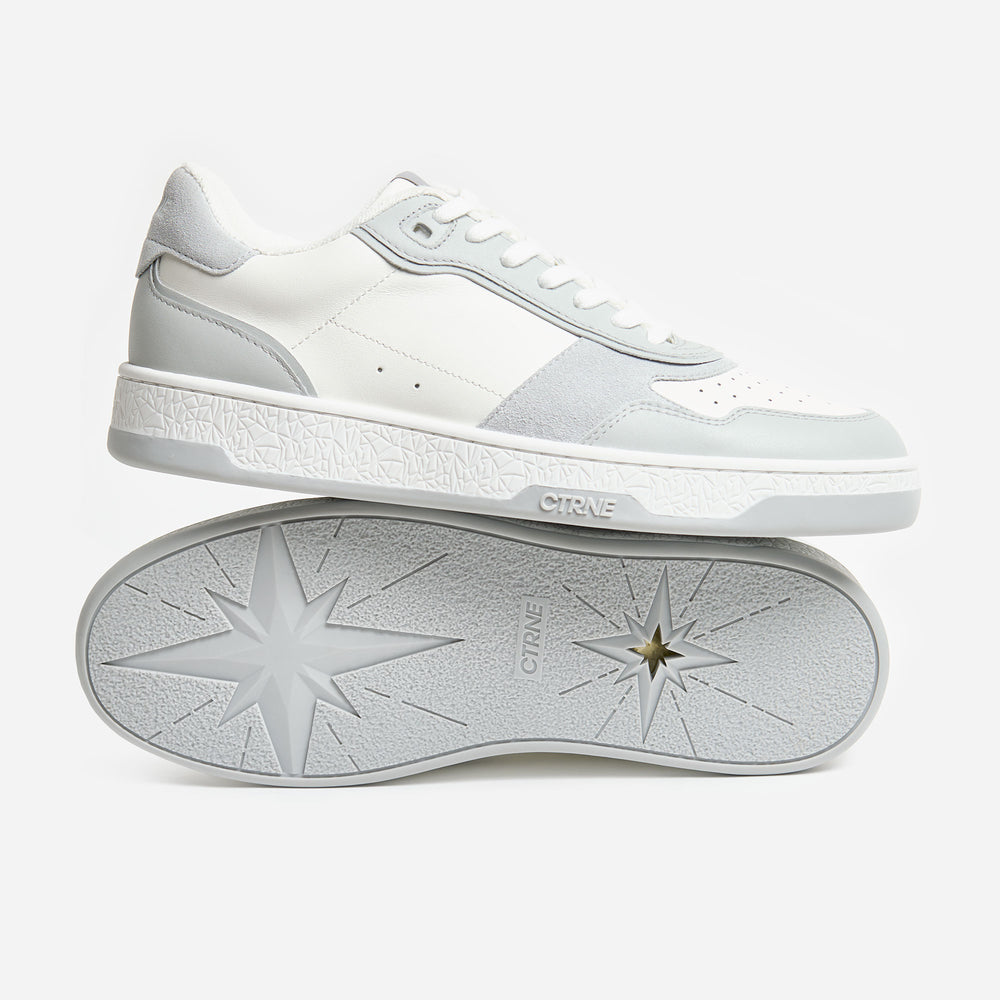 Orgonite Manifest Sneaker in Grey/Suede/Leather Ladies