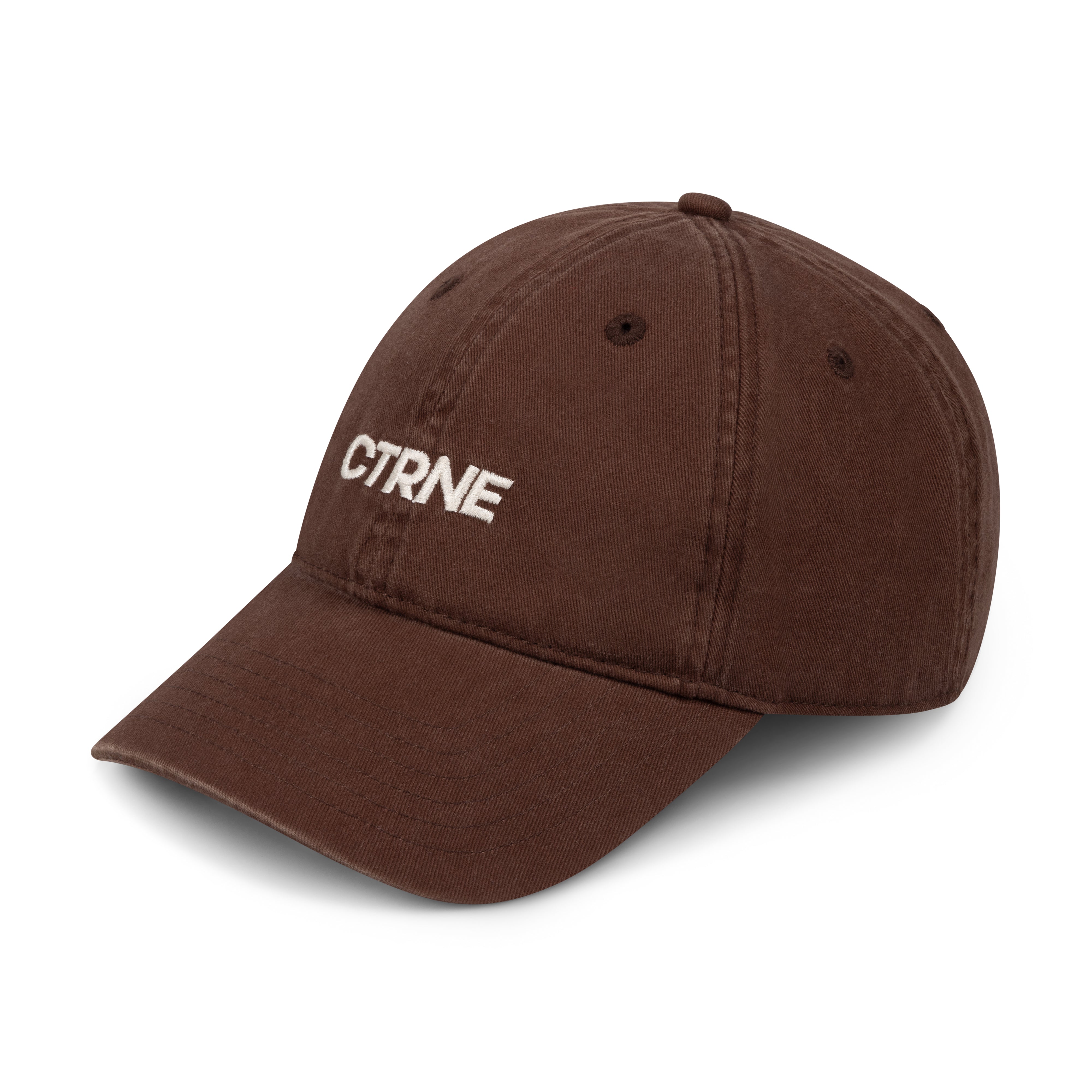 GEODE Manifest Cap in Brown/White Logo
