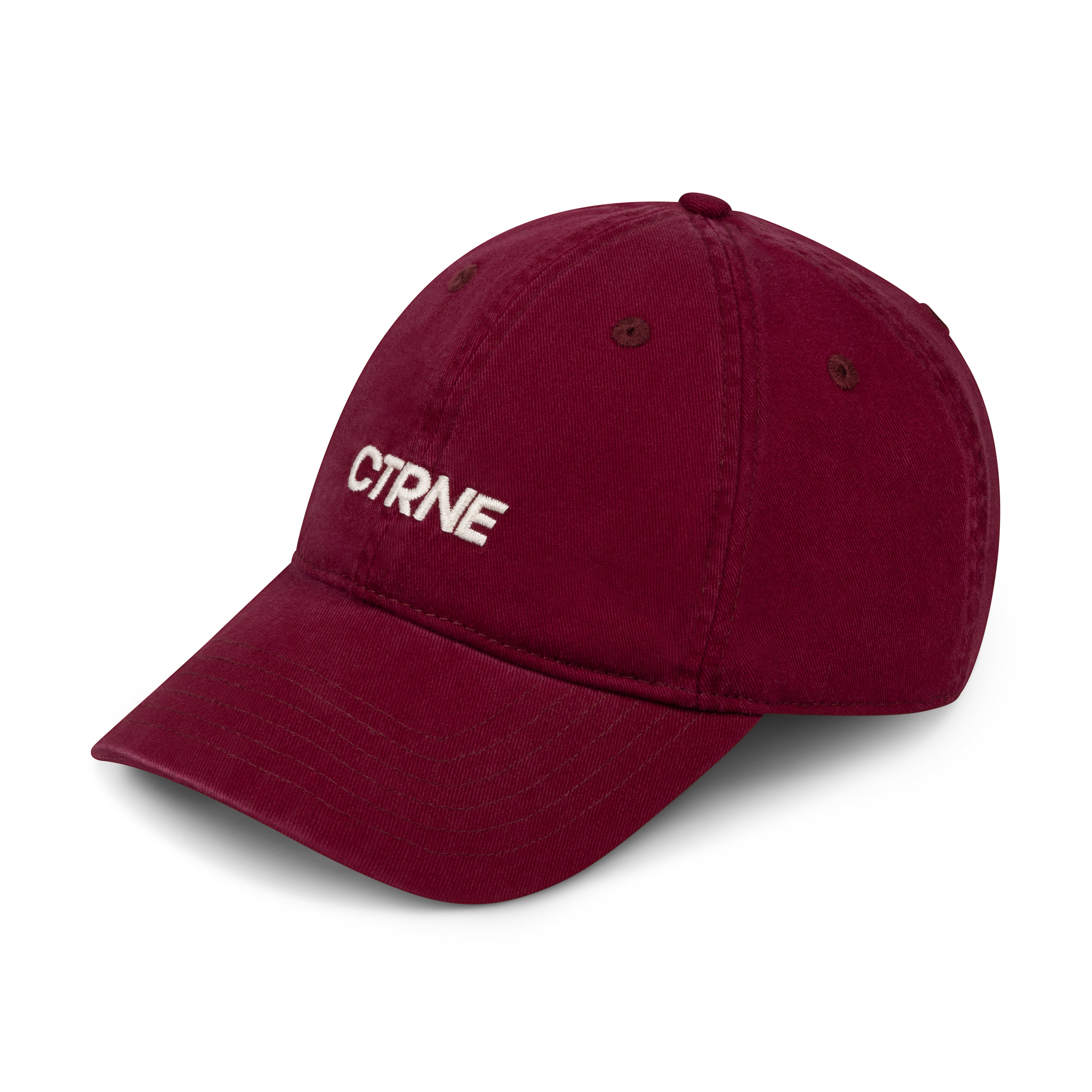 GEODE Manifest Cap in Burgundy/White Logo