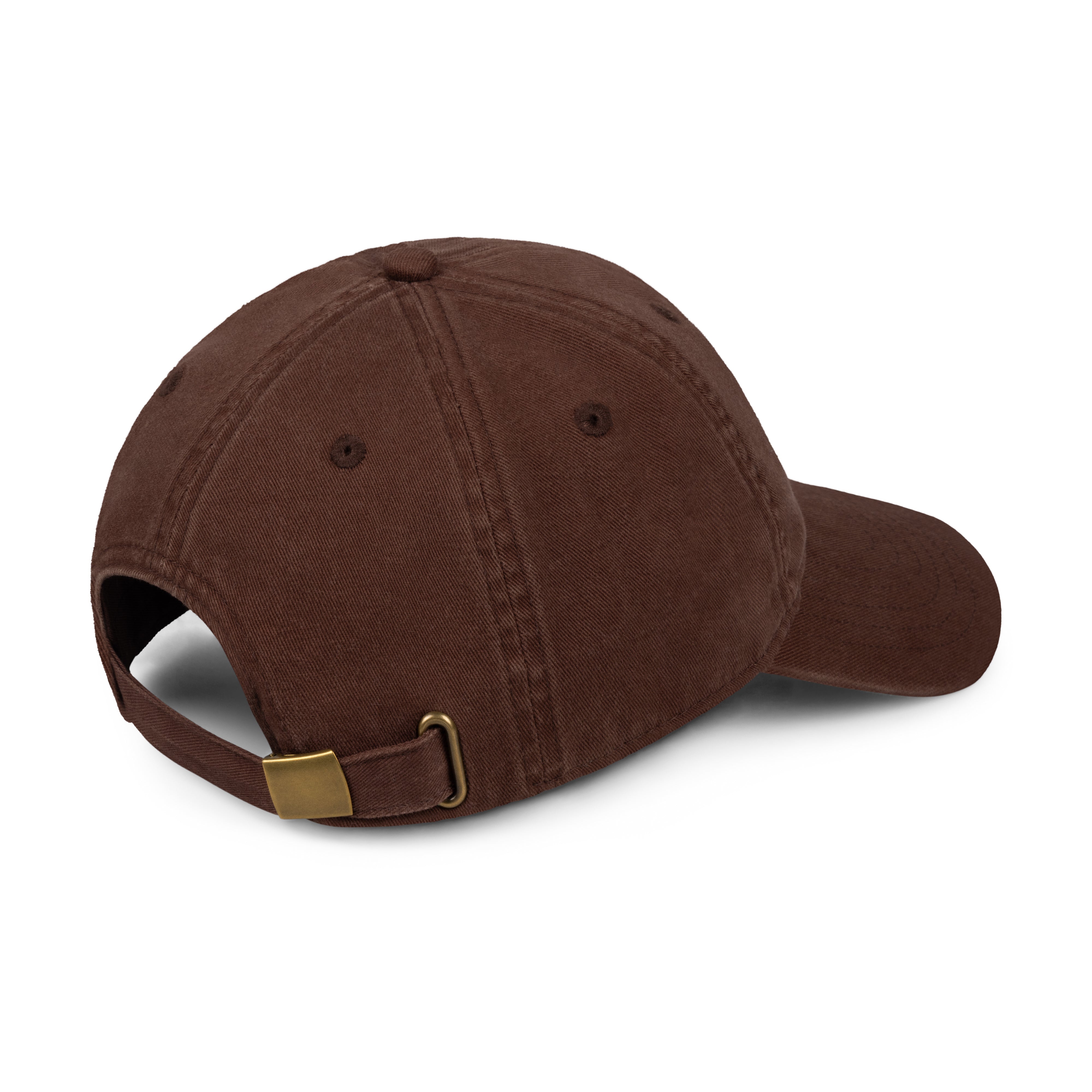 GEODE Manifest Cap in Brown/White Logo