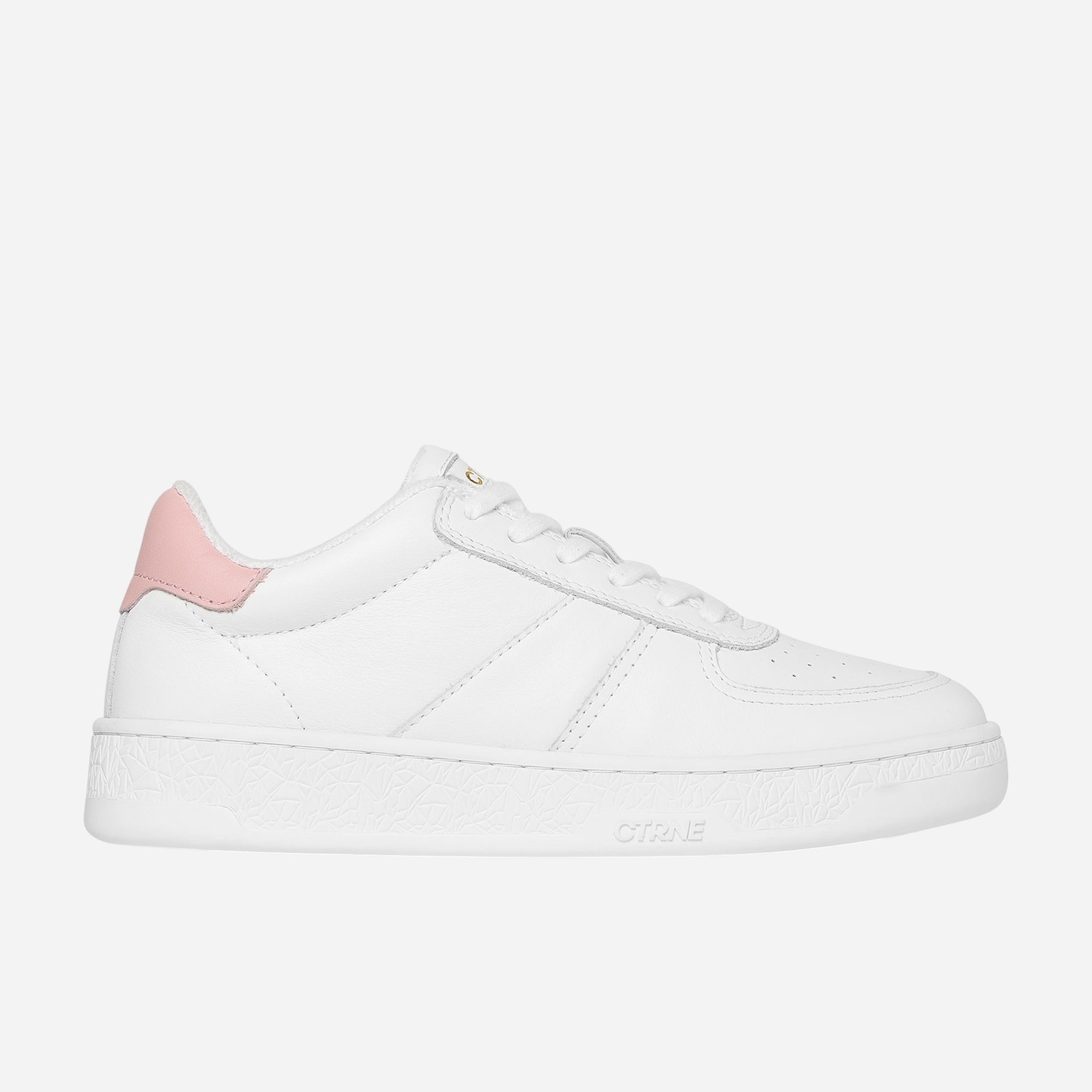 Geode Manifest Sneaker in Weiß/Leder Damen