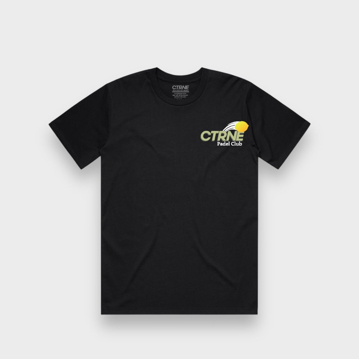 CTRNE Padel Club Tshirt - Black