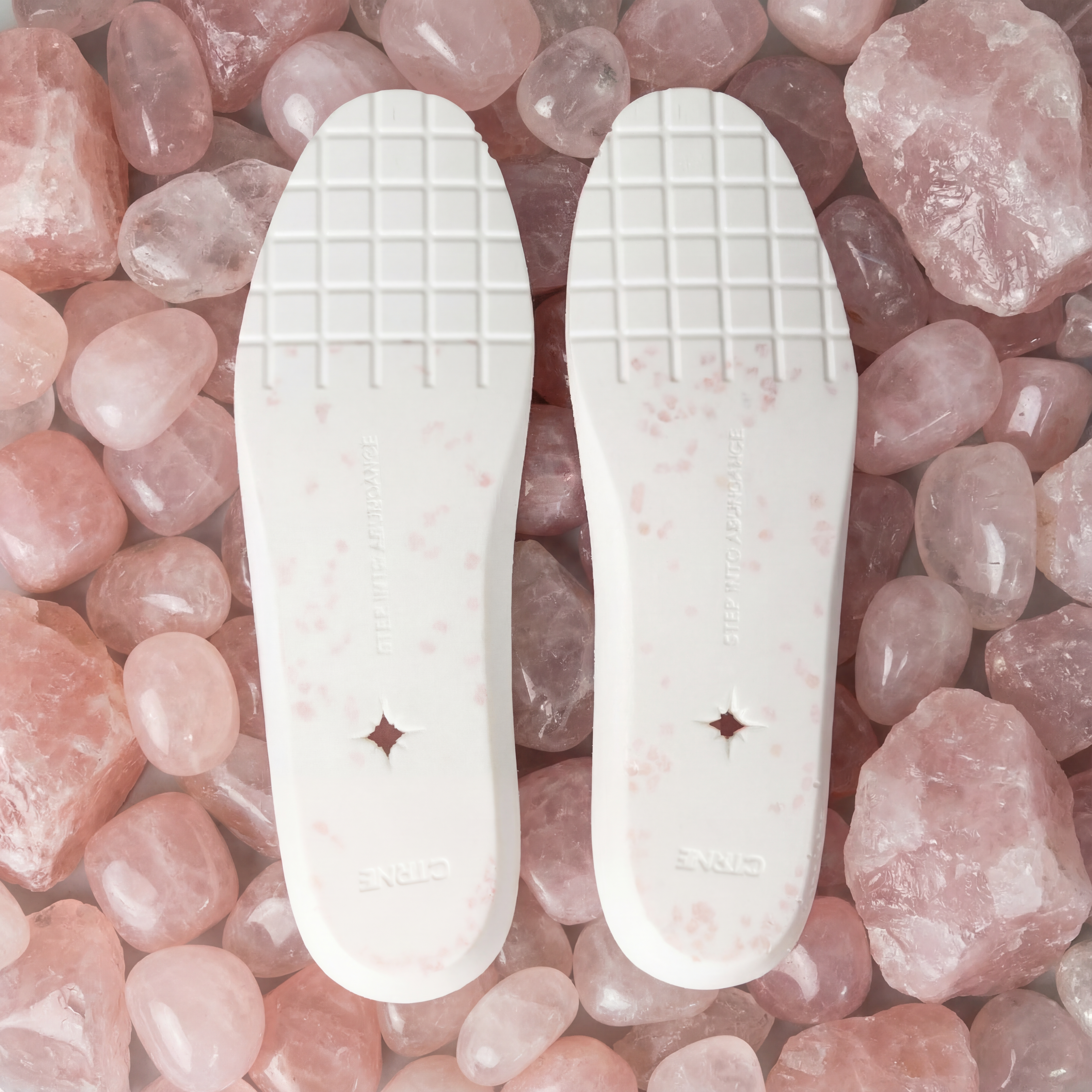 CTRNE Soul Step Interchangeable Innersole Rose Quartz Ladies
