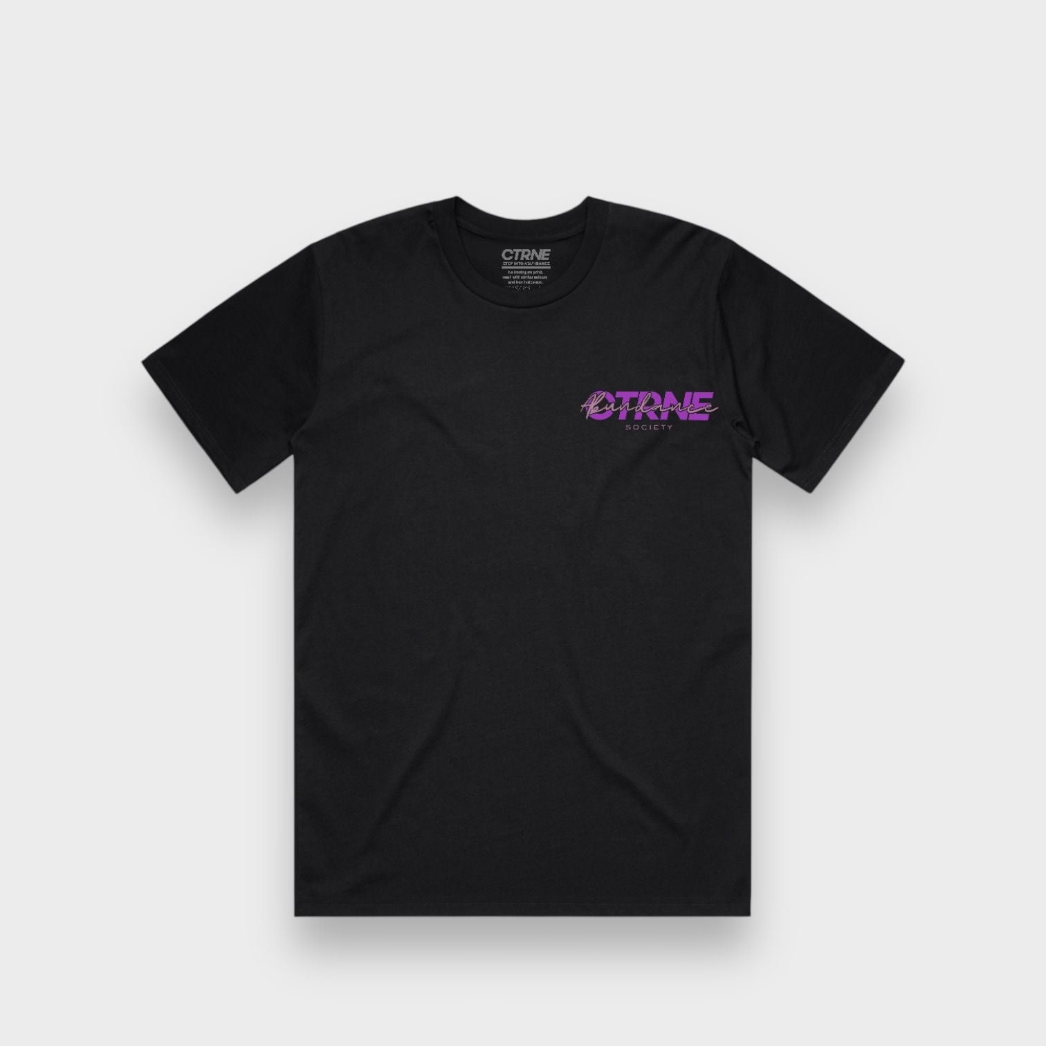 CTRNE ABUNDANCE SOCIETY TSHIRT BLACK