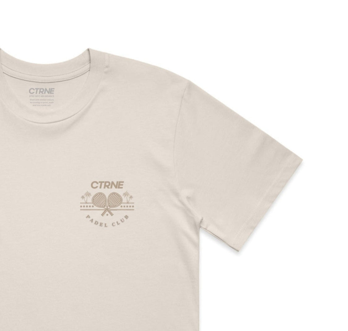 CTRNE Padel Club 3.0 Tshirt - Bone