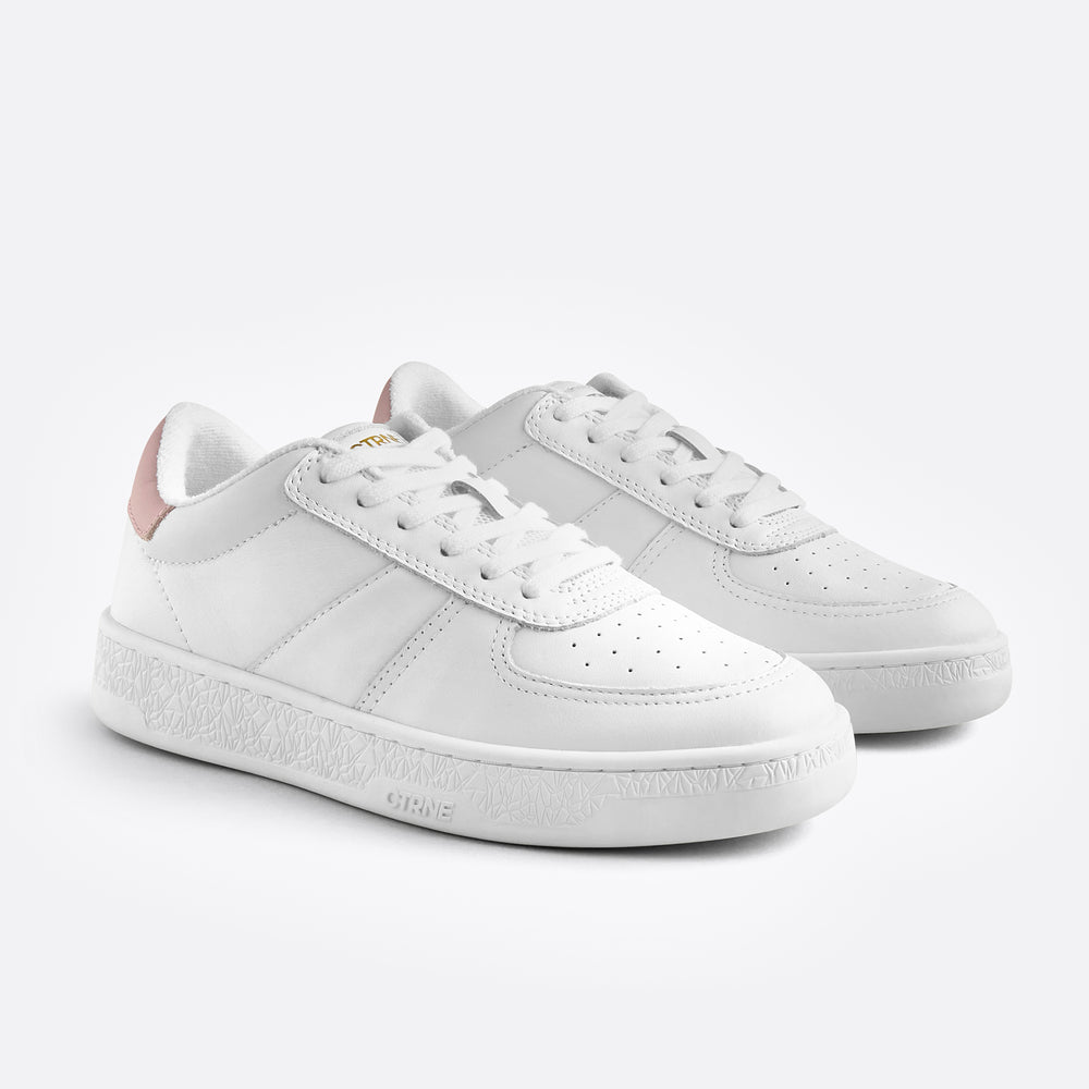 The Manifest Sneaker in White/Pink/Leather Ladies