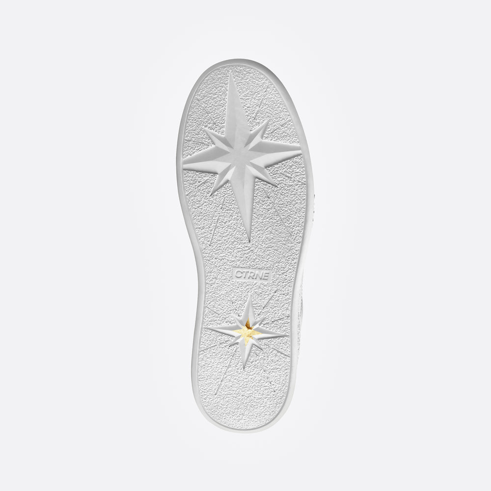 The Manifest Sneaker in White/Pink/Leather Ladies
