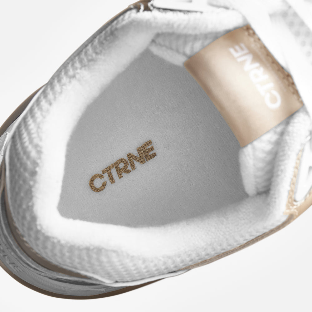 The Abundance Sneaker Gold/Silver/Leather Ladies
