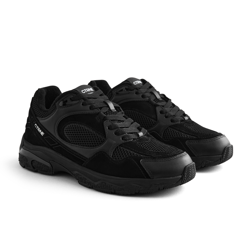 The Abundance Sneaker Black/Suede