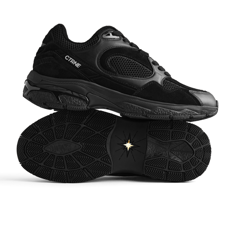 The Abundance Sneaker Black/Suede