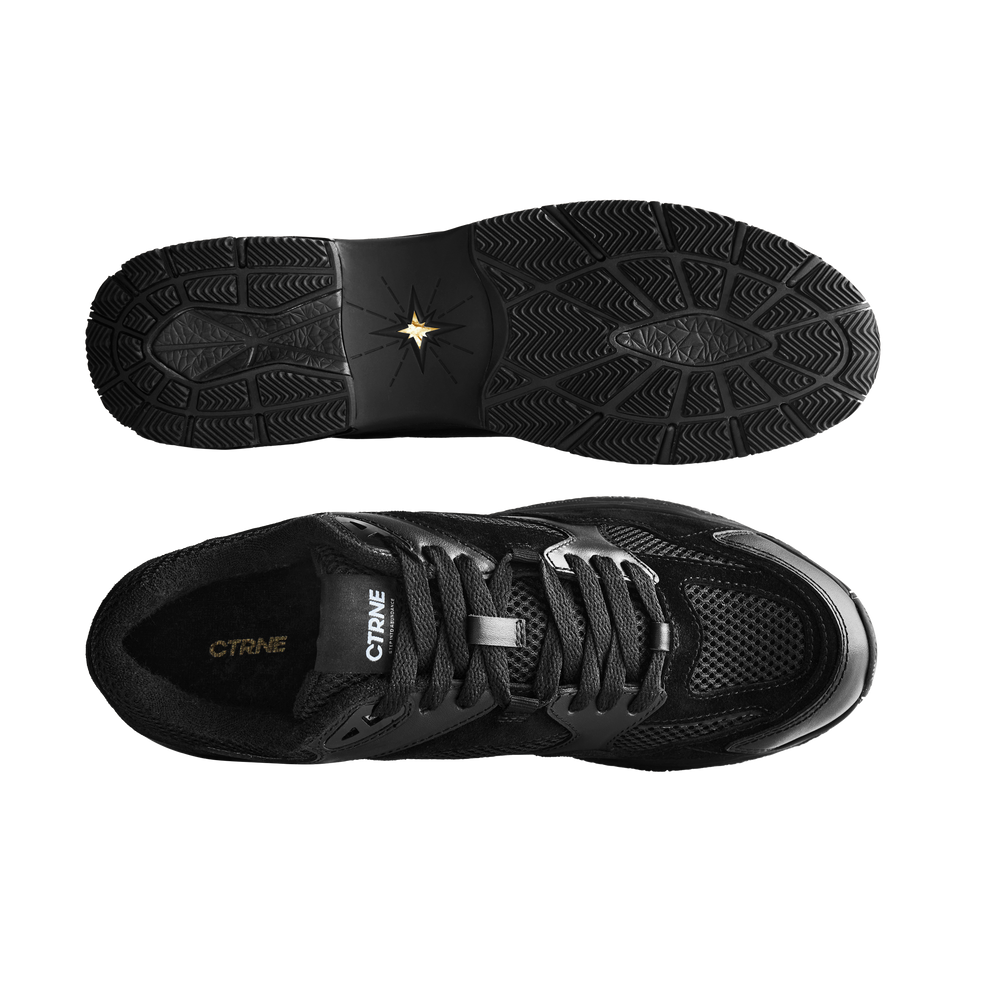 The Abundance Sneaker Black/Suede