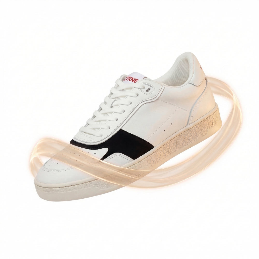 Orgonite Manifest Sneaker - White/Black/Red/Leather