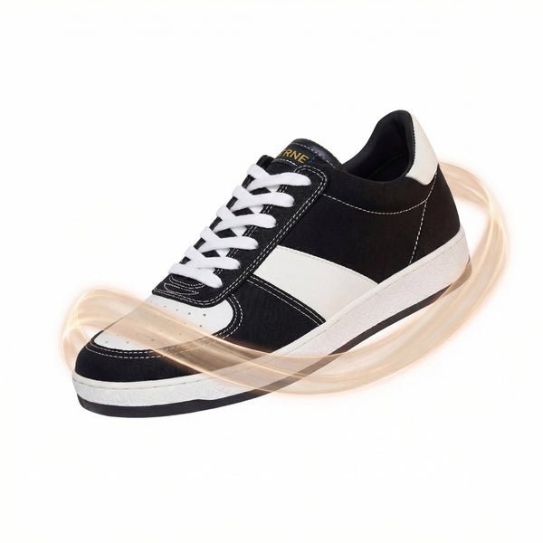 Geode Manifest Sneaker Schwarz/Weiß/Canvas Damen
