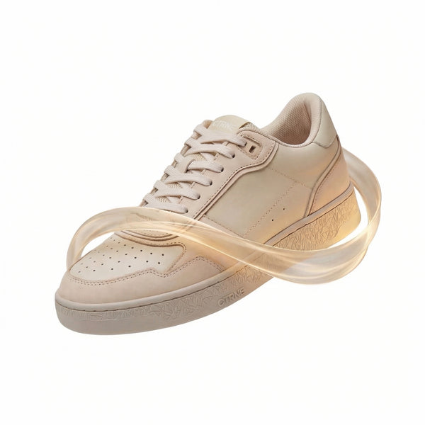 Orgonite Manifest Sneaker Hafermilch/Leder Damen
