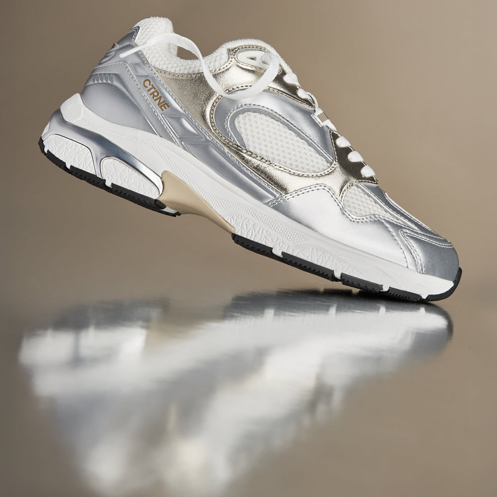 The Abundance Sneaker Gold/Silver/Leather Ladies