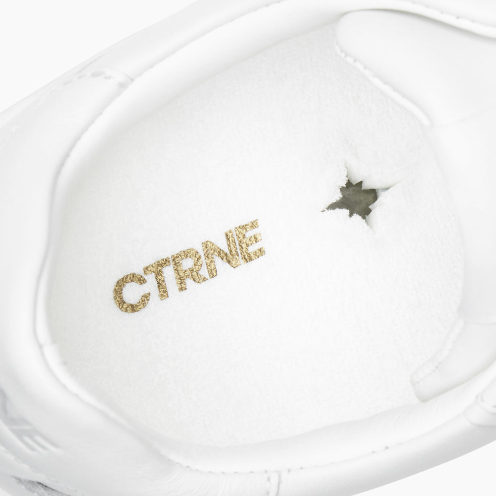 Orgonite Manifest Sneaker in White/Leather Ladies