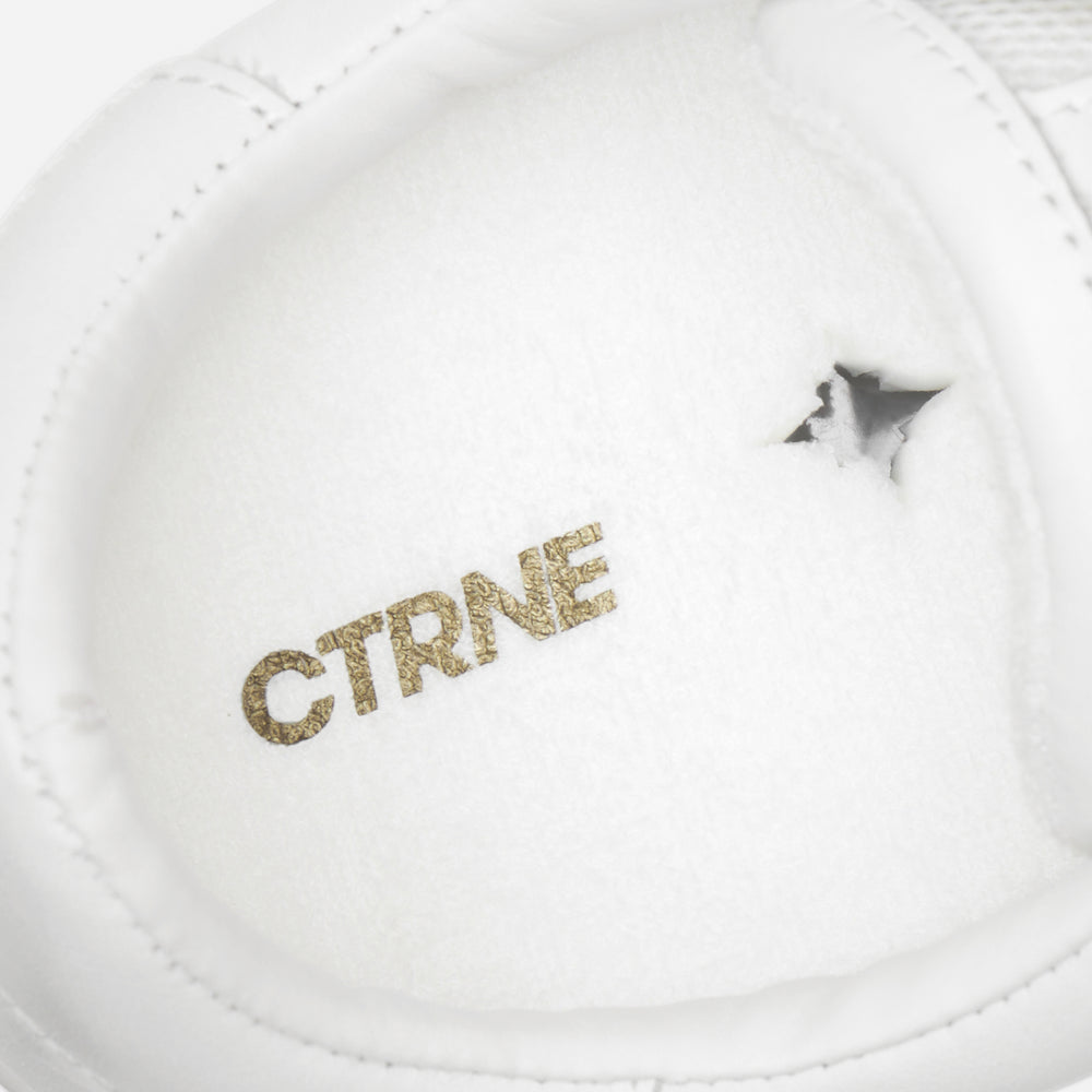 The Manifest Sneaker in White/Leather