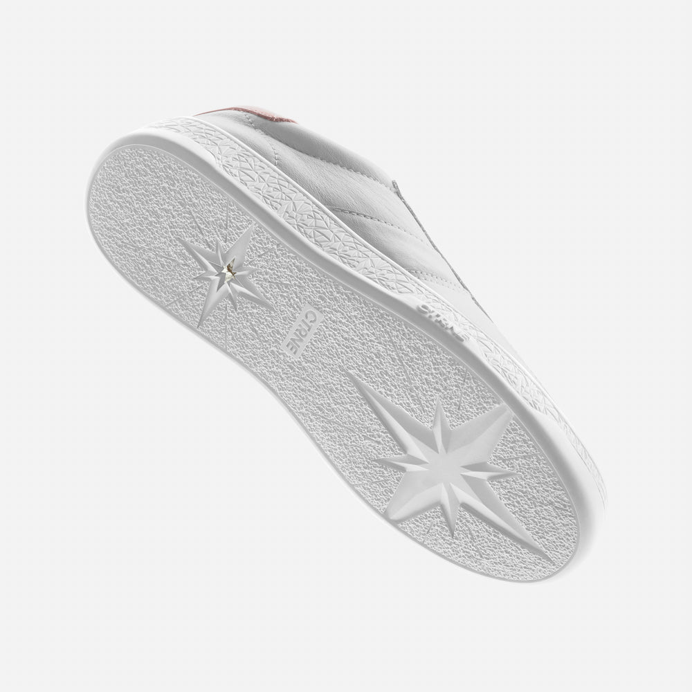 The Manifest Sneaker in White/Pink/Leather Ladies