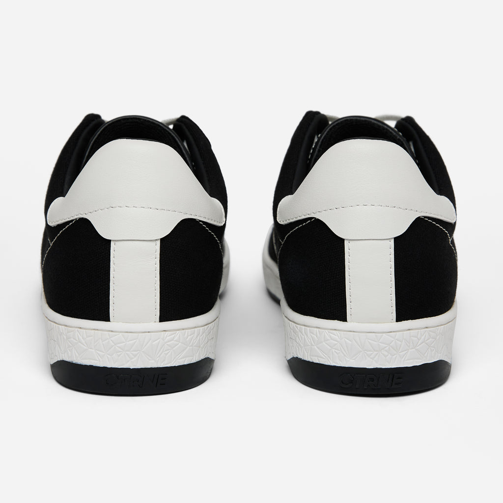 Geode Manifest Sneaker - Black/White/Canvas - Ladies