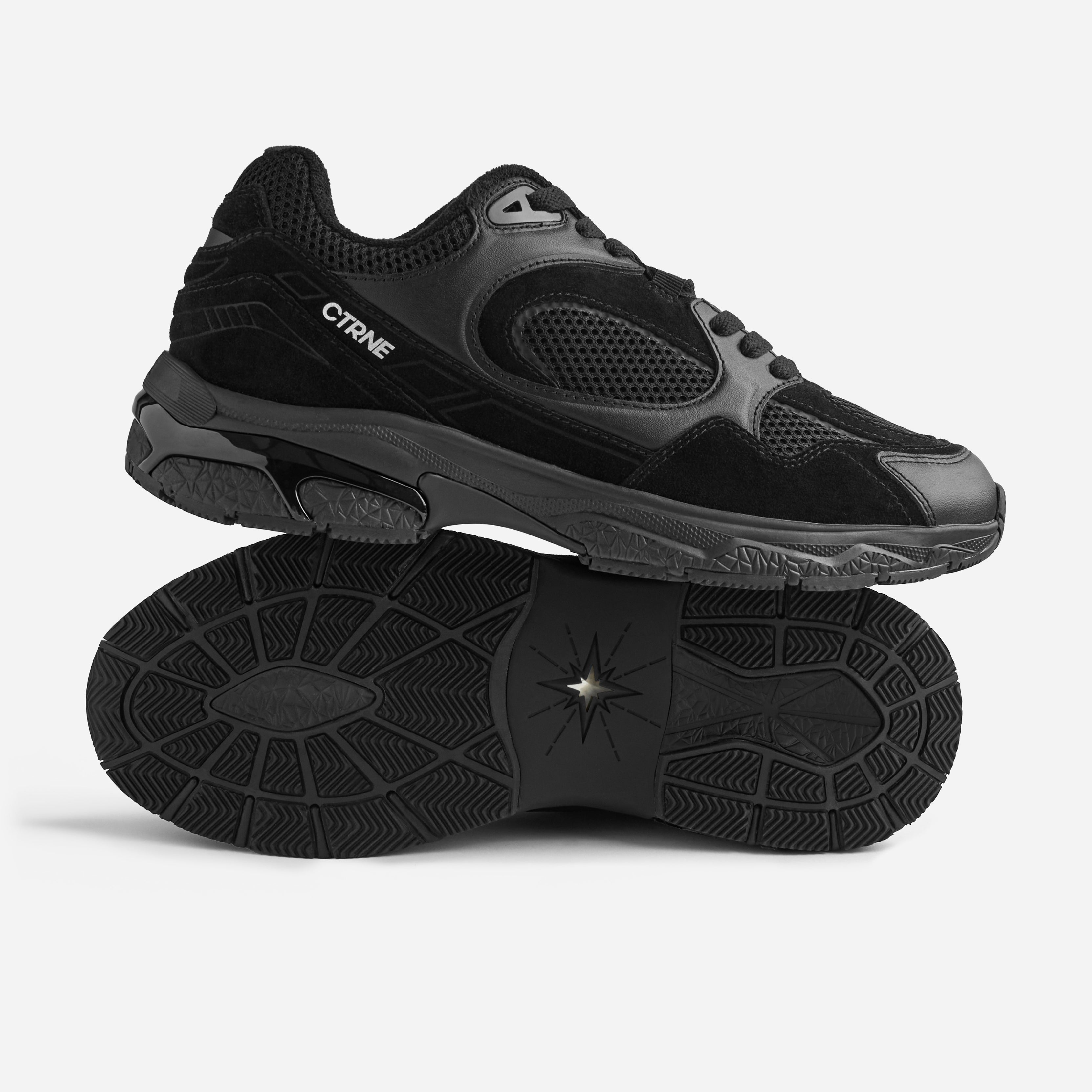 The Abundance Sneaker Black/Suede