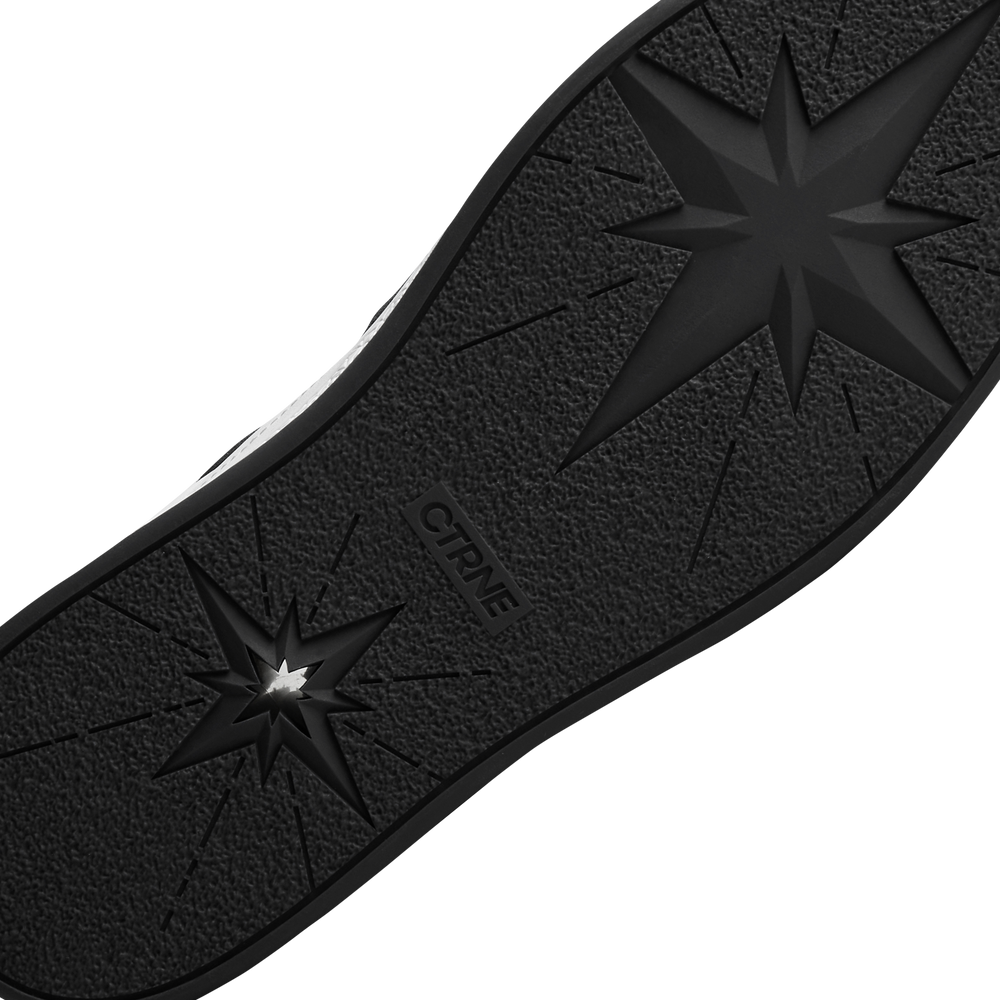 Orgonite Manifest Sneaker in Black/White Leather Ladies