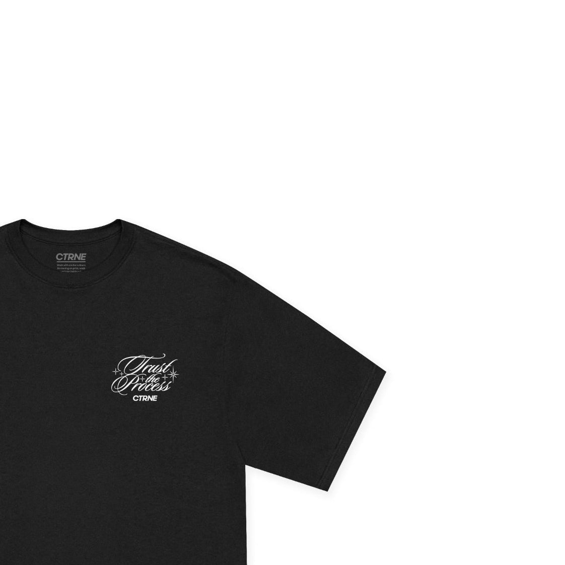 CTRNE Trust The Process Tshirt Black