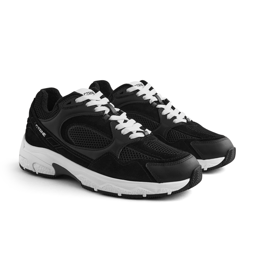 The Abundance Sneaker Black/White/Suede