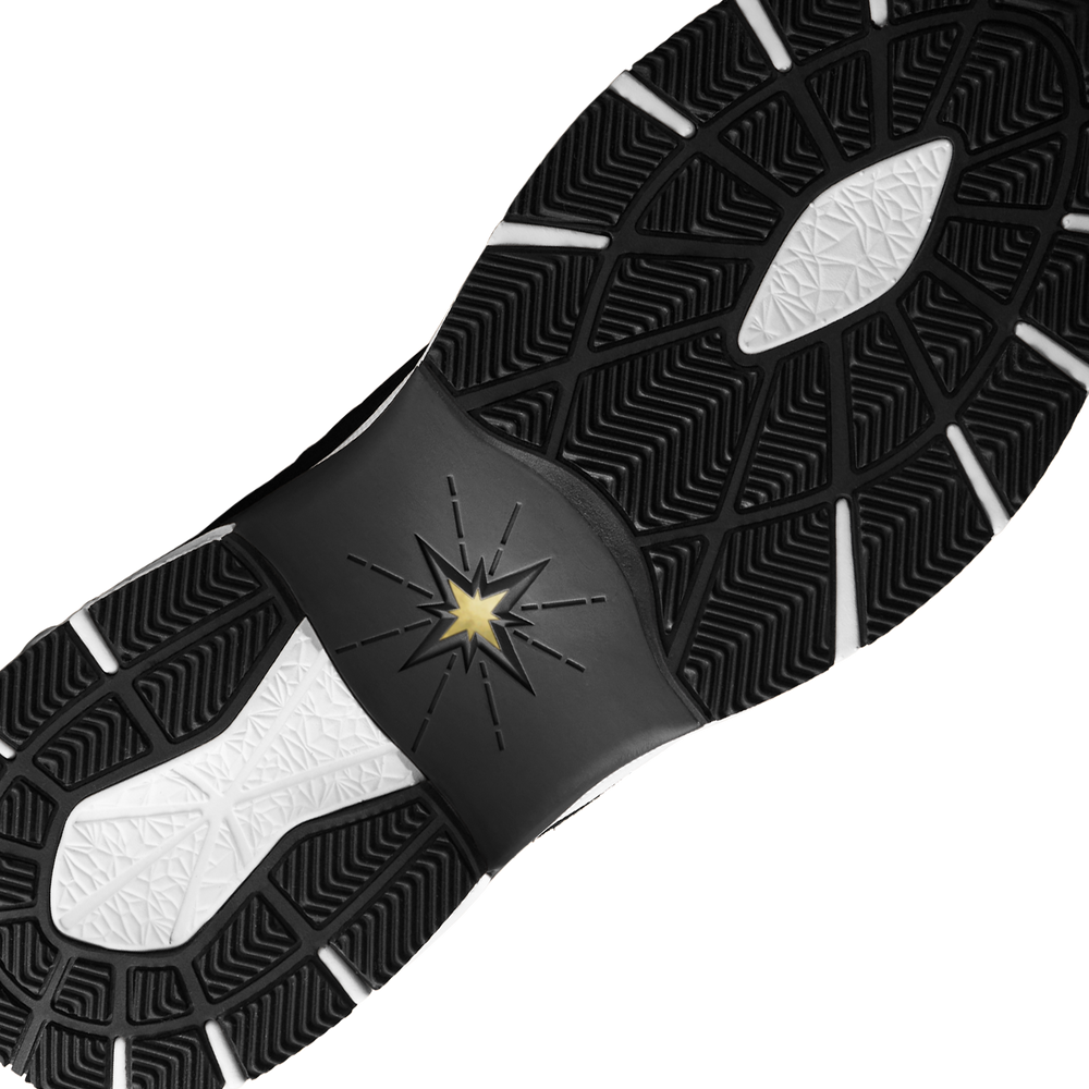 The Abundance Sneaker Black/White/Suede