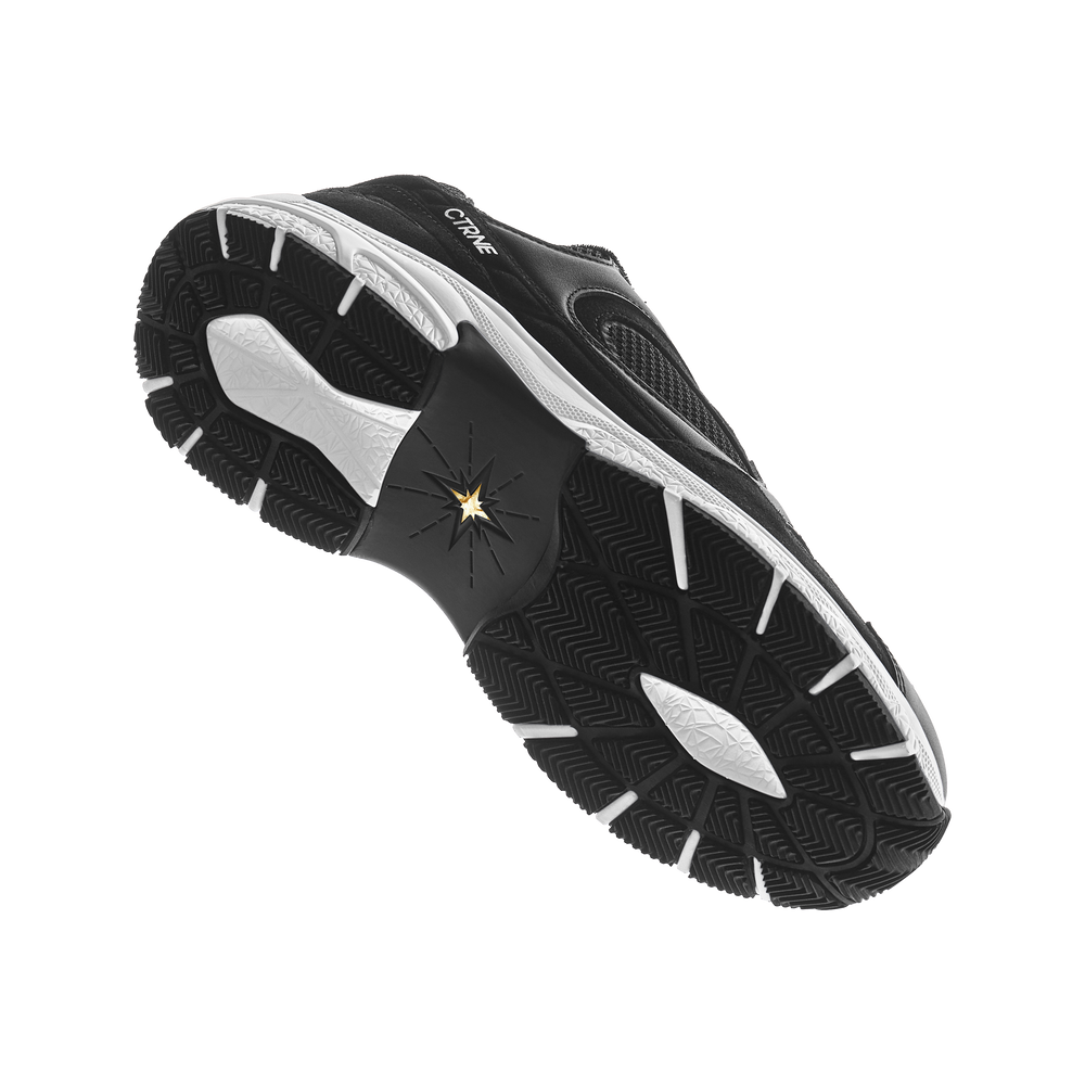 The Abundance Sneaker Black/White/Suede