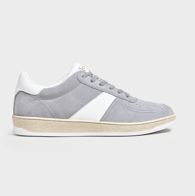 Geode Manifest Sneaker in Grey/Suede