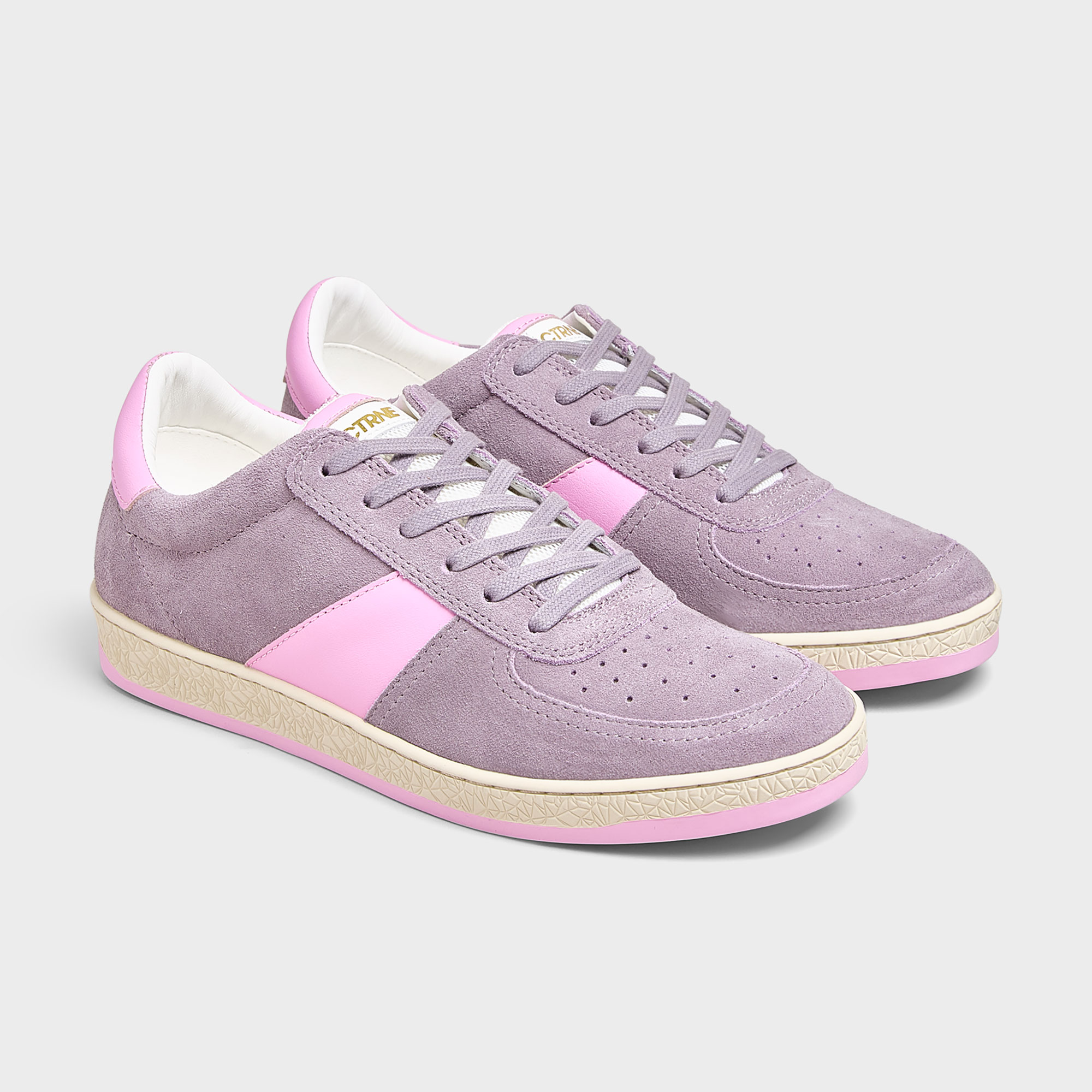 Geode Manifest Sneaker in Lila/Wildleder Damen