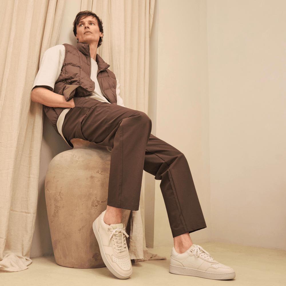 Orgonite Manifest Sneaker Oatmilk/Leather