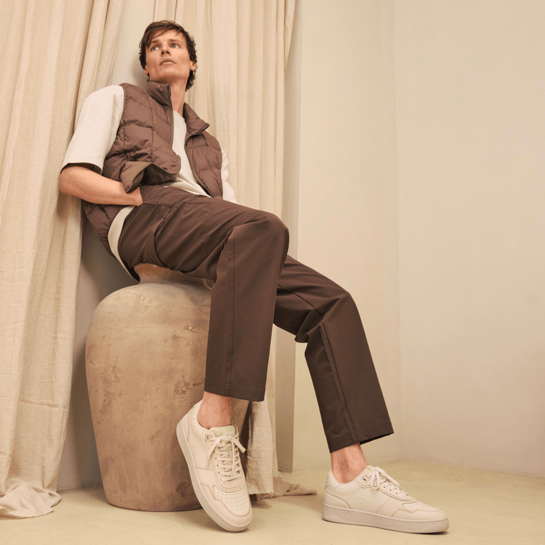 Orgonite Manifest Sneaker - Oatmilk/Leather