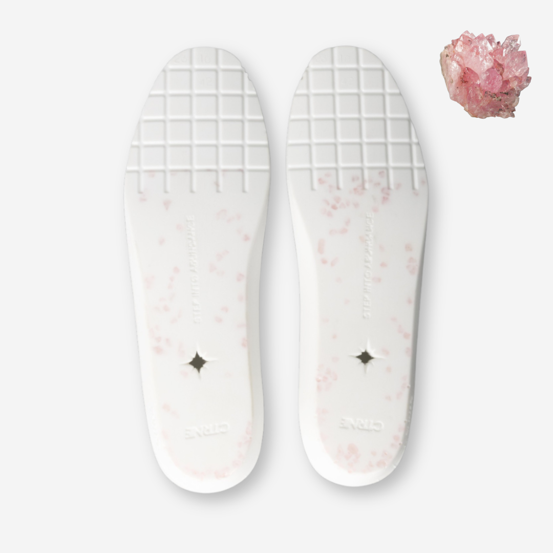 Geode Manifest Sneaker in Weiß/Leder Damen