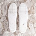 Geode Manifest Sneaker in Weiß/Leder
